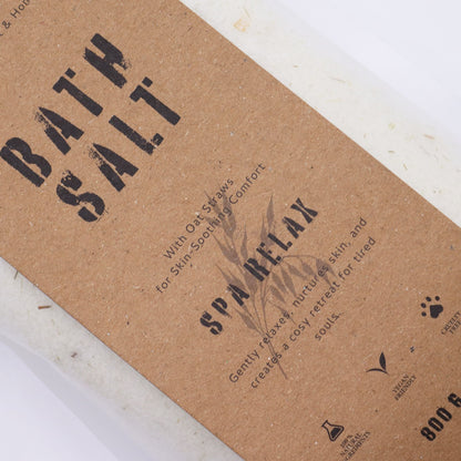 Oat & Honey Epsom Bath Salts: Spa Relax Blend – 800g