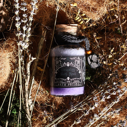 Cleansing Bath Spell Potion: Cypress, Rosemary & Lemongrass - 240g