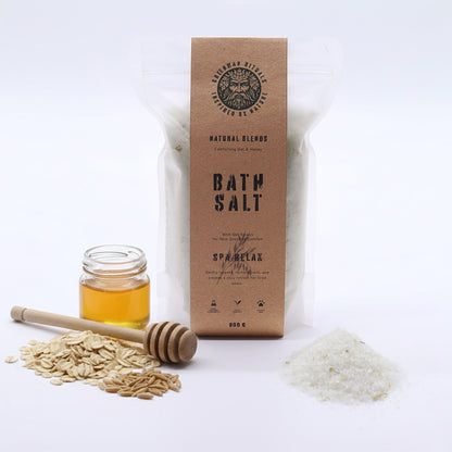 Oat & Honey Epsom Bath Salts: Spa Relax Blend – 800g