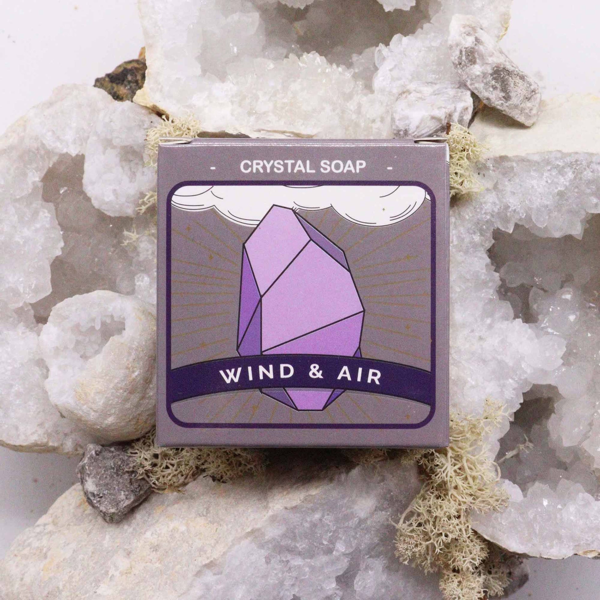 Crystal Elemental Soap: Wind & Air - Approx 113g