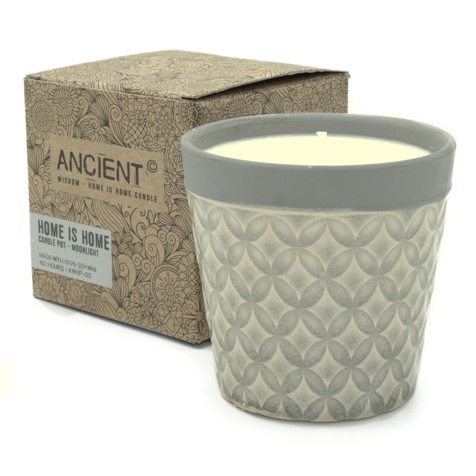 Moonlight Scented Candle Pot - 45 Hour Burn