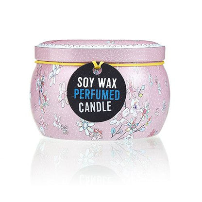 Art Tin Scented Candle: Parma Violet, Rose & Freesia