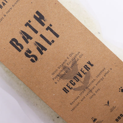 Menthol Epsom Bath Salts: Recovery – 800g