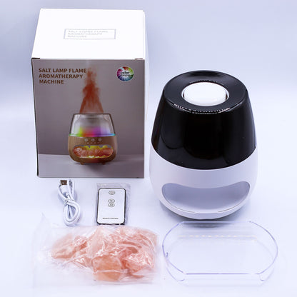 Himalayan Salt Diffuser: Flame Effect & Timer