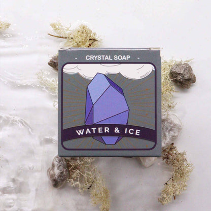 Crystal Elemental Soap: Water & Ice - Approx 113g