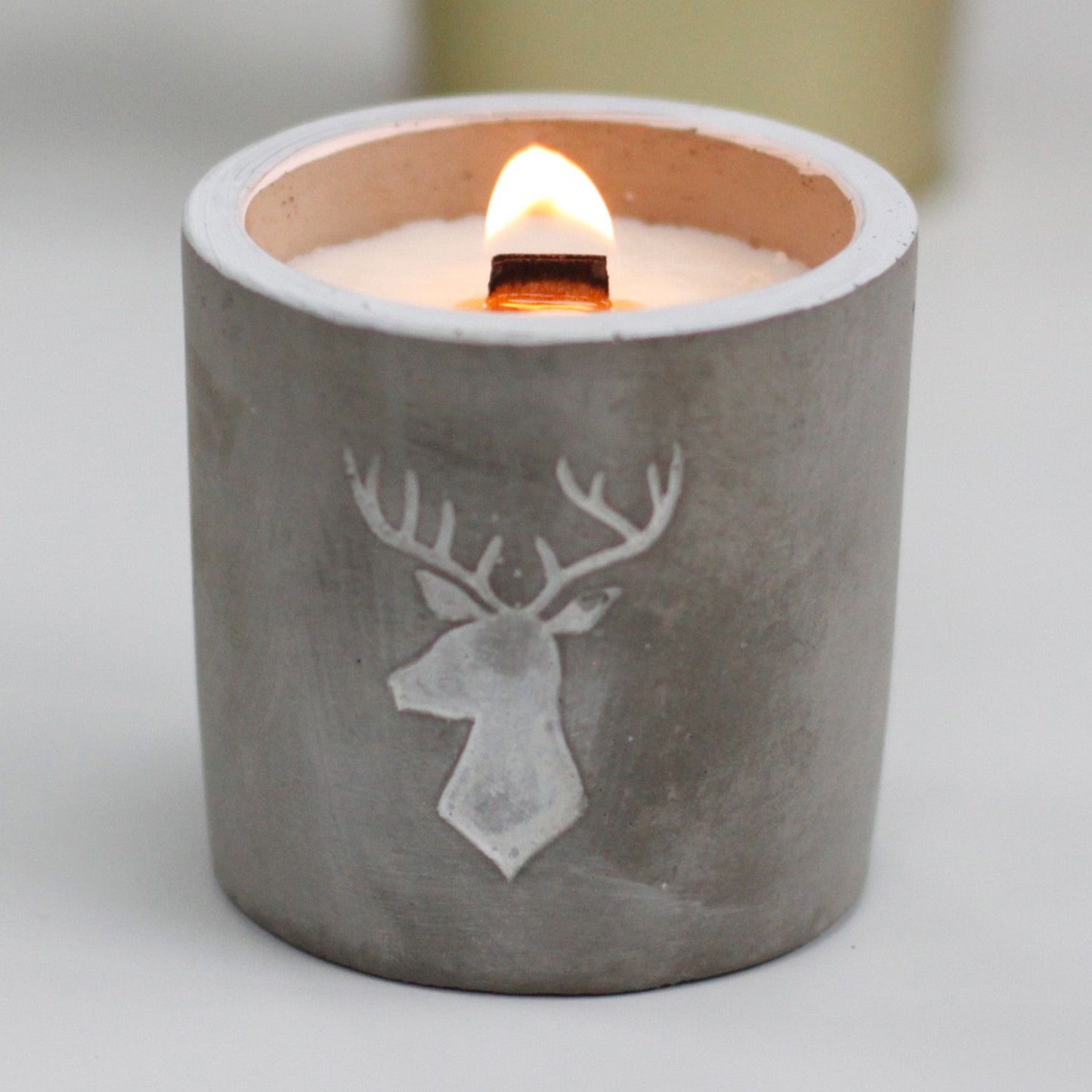 Concrete Candle - Whiskey & Woodsmoke