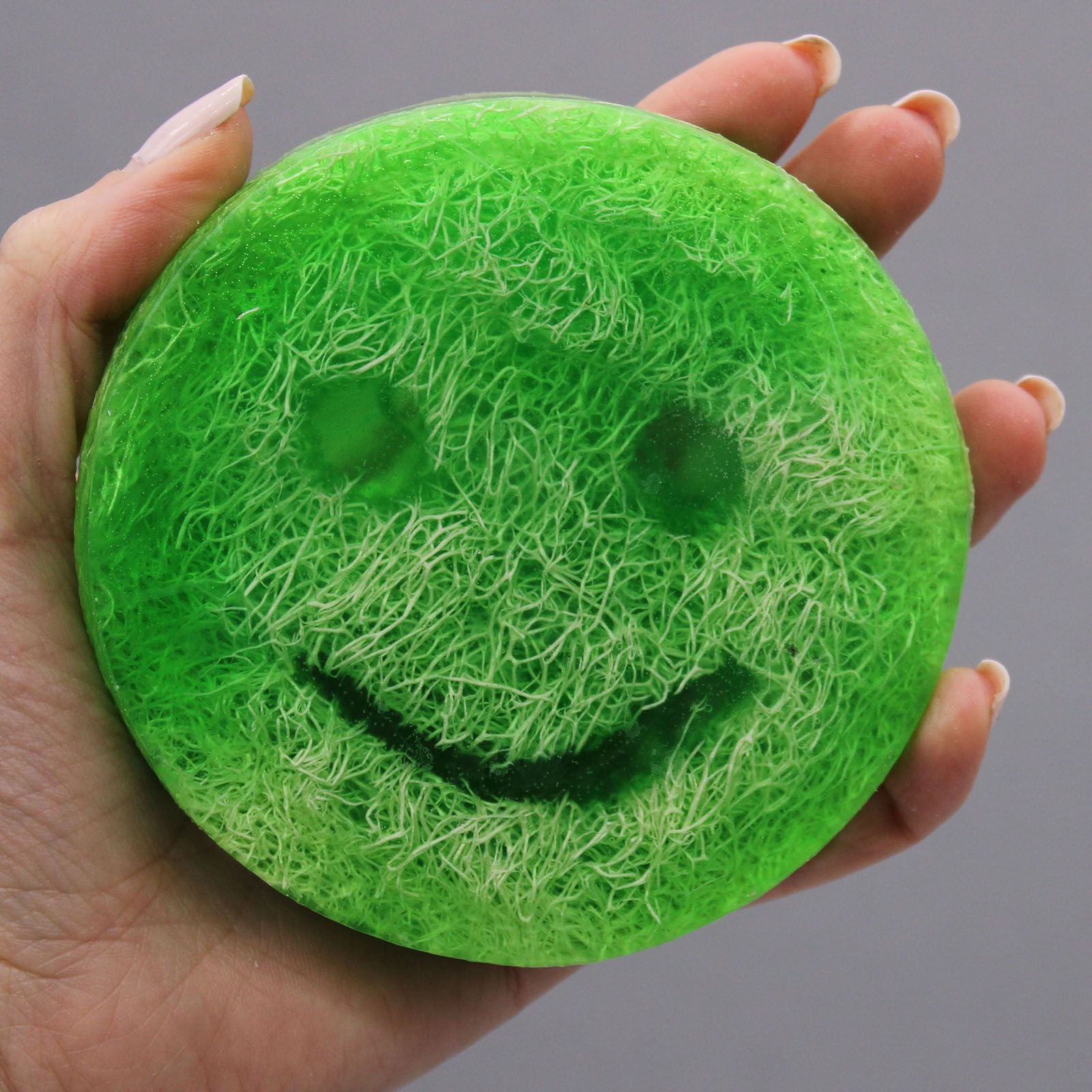 Bubblegum Scrub Soap: Handmade Loofah Soap - 120g