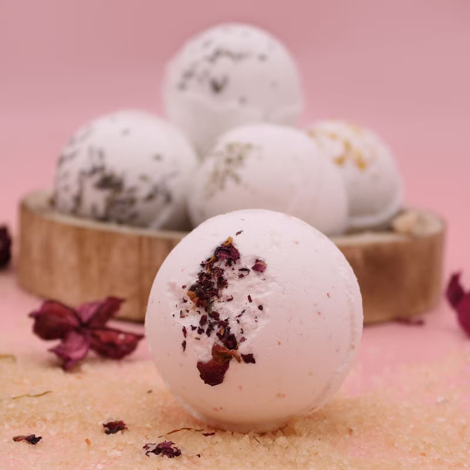 Tea Tree, Lime & Evening Primrose Oil Himalayan Salt Bath Bomb - 180g