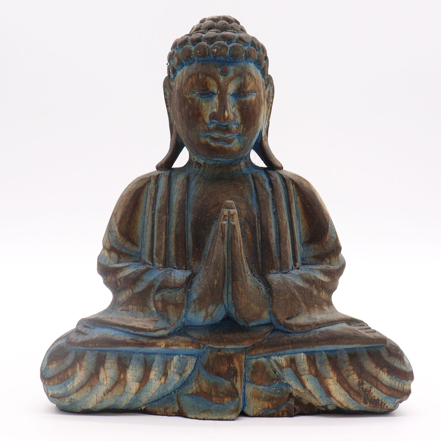Buddha Feng Shui Set: Blue Flower Mandala - 25cm