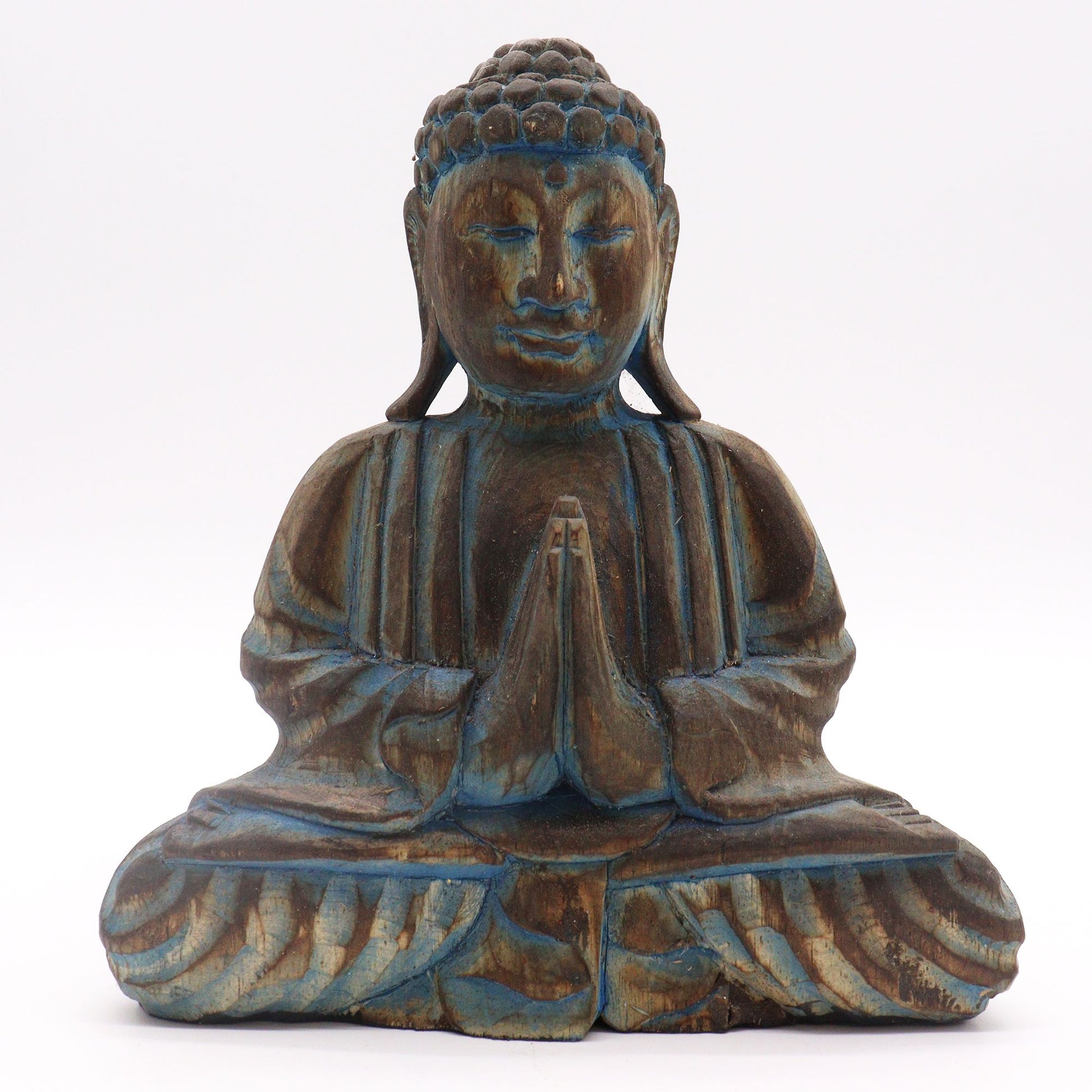 Buddha Feng Shui Set: Blue Flower Mandala - 25cm