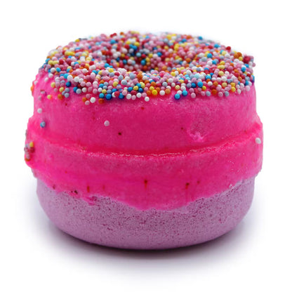 Raspberry Doughnut Bath Bomb - 180g - Bath & Soak