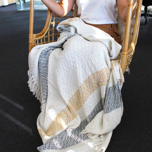 Boho Comfort Throw: Mattala - 125x150cm