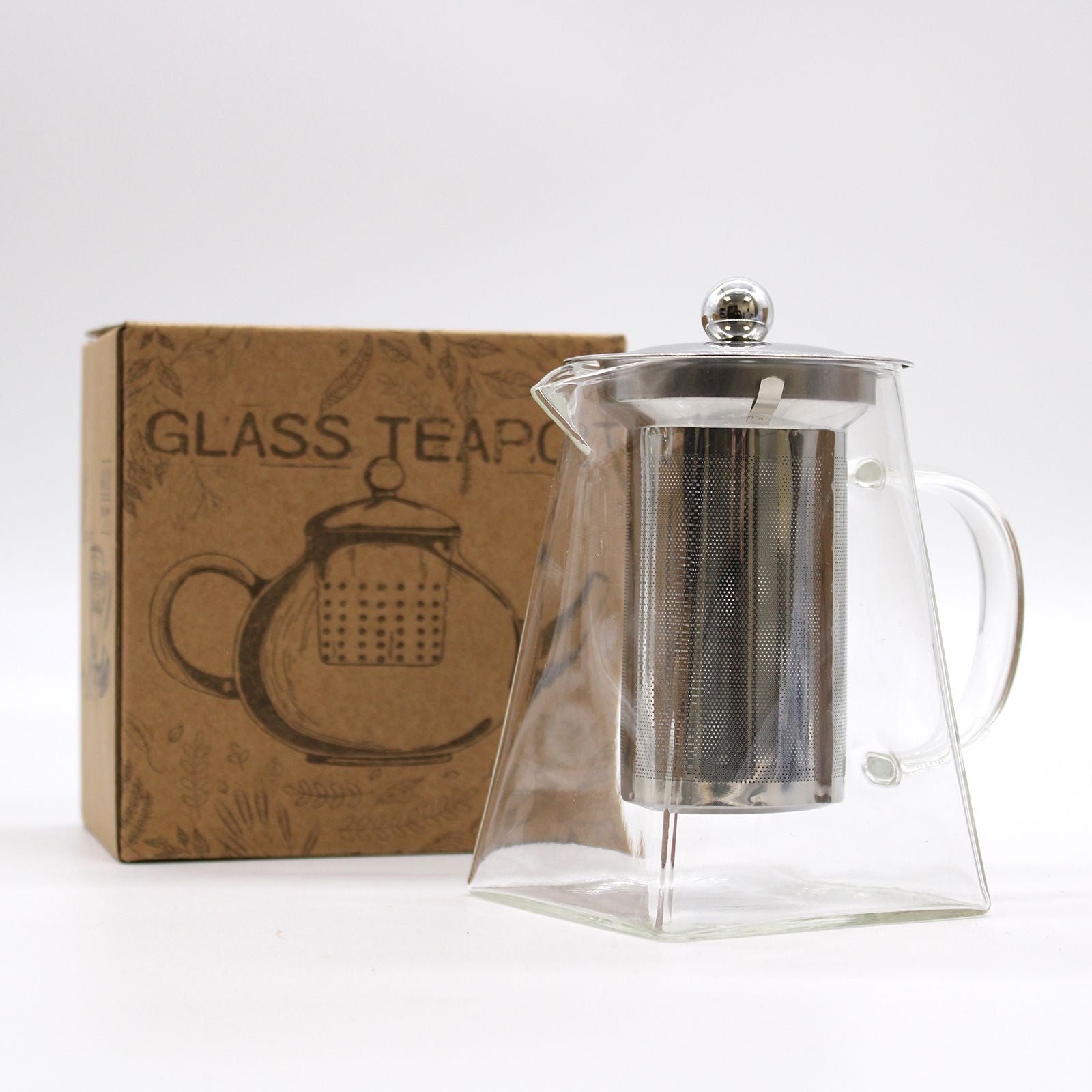 Glass Infuser Teapot: Perfect Loose Leaf Brew - 750ml