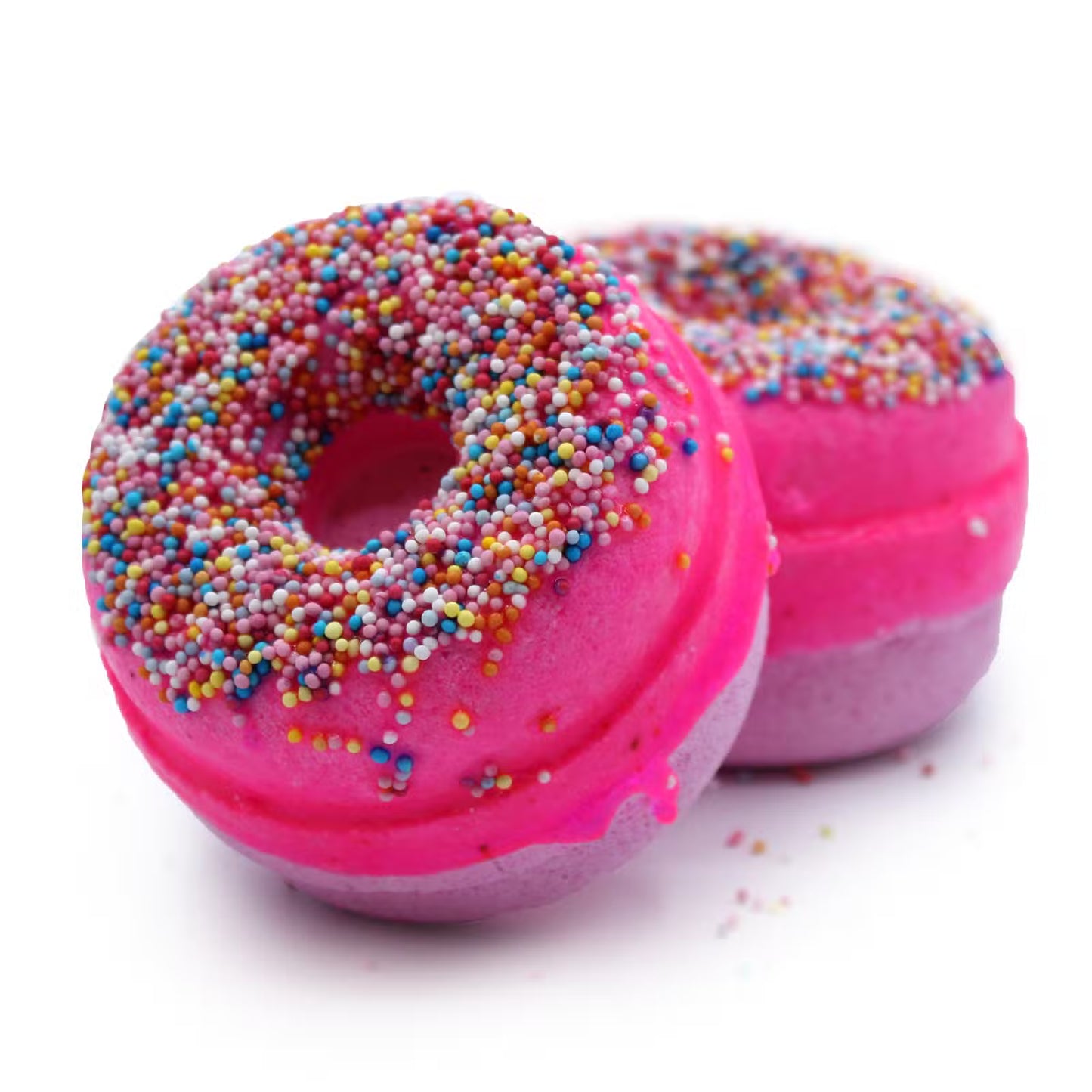 Raspberry Doughnut Bath Bomb - 180g - Bath & Soak