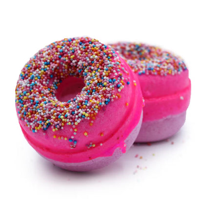 Raspberry Doughnut Bath Bomb - 180g - Bath & Soak