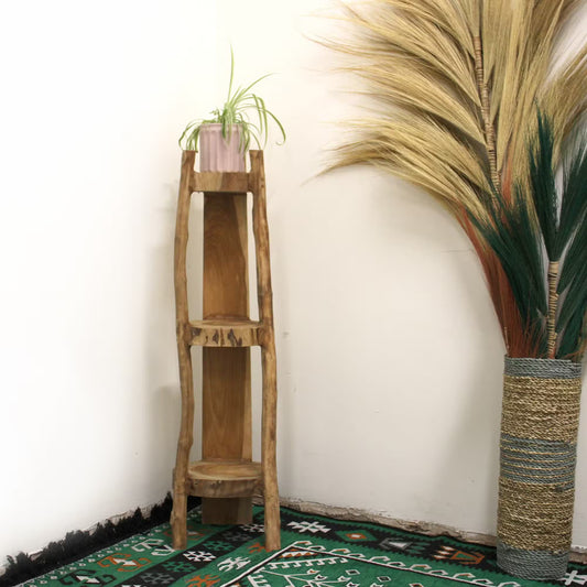 Teak Corner Unit: Space-Saving & Stylish
