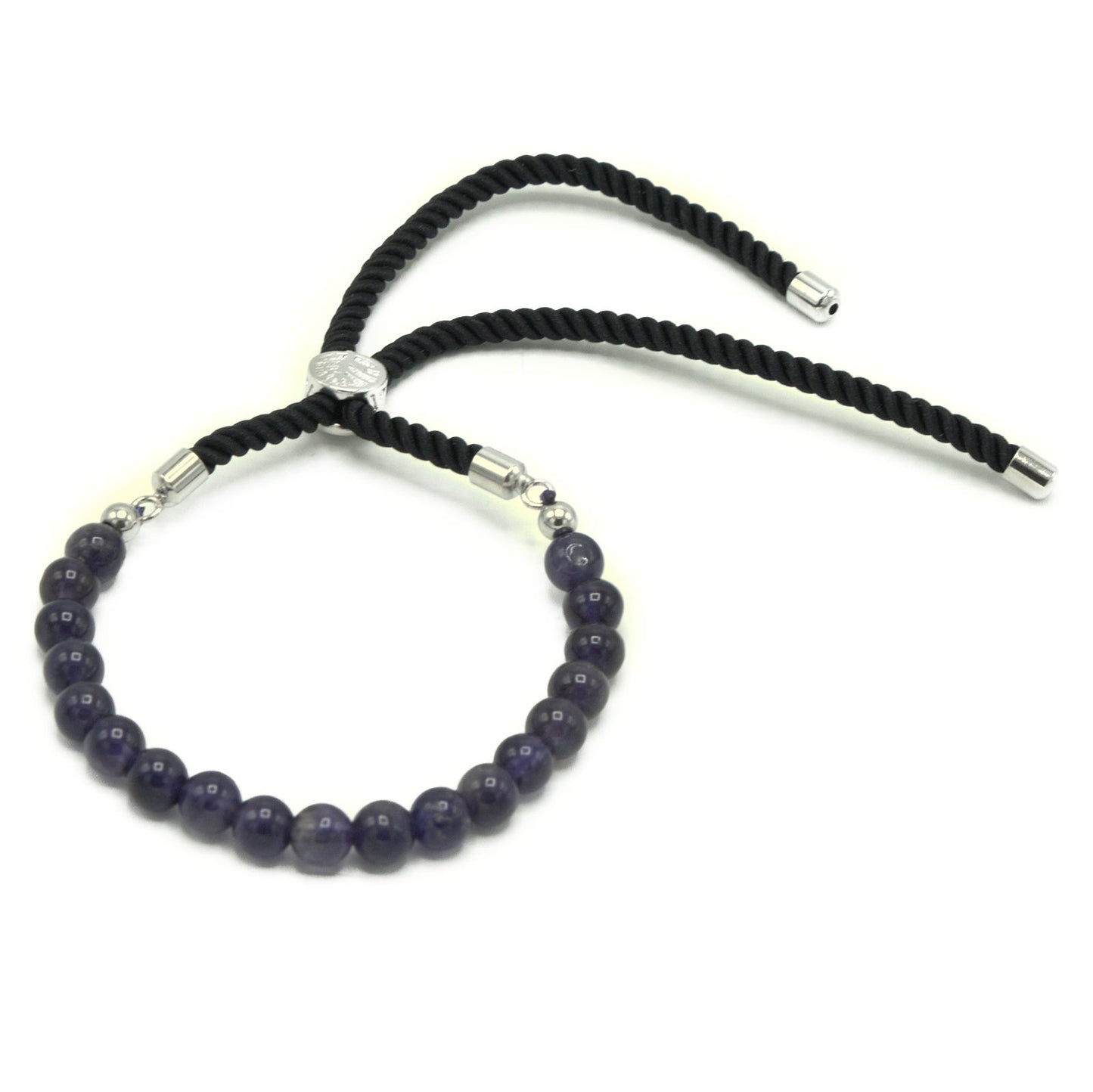 Amethyst Bracelet: Soothing Energy - 925 Silver Plated