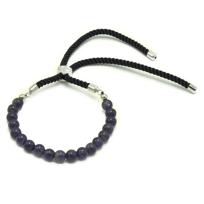 Amethyst Bracelet: Soothing Energy - 925 Silver Plated
