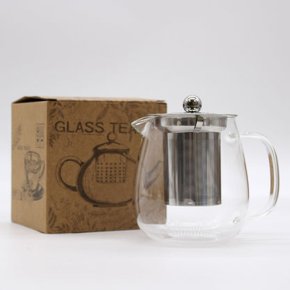 Glass Teapot: Loose Leaf Tea Brewer - 550ml