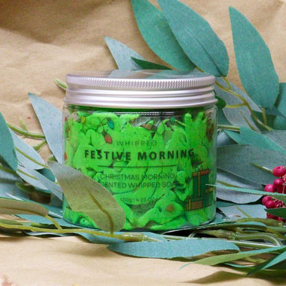 Festive Morning Moisturising Whipped Soap - 120g
