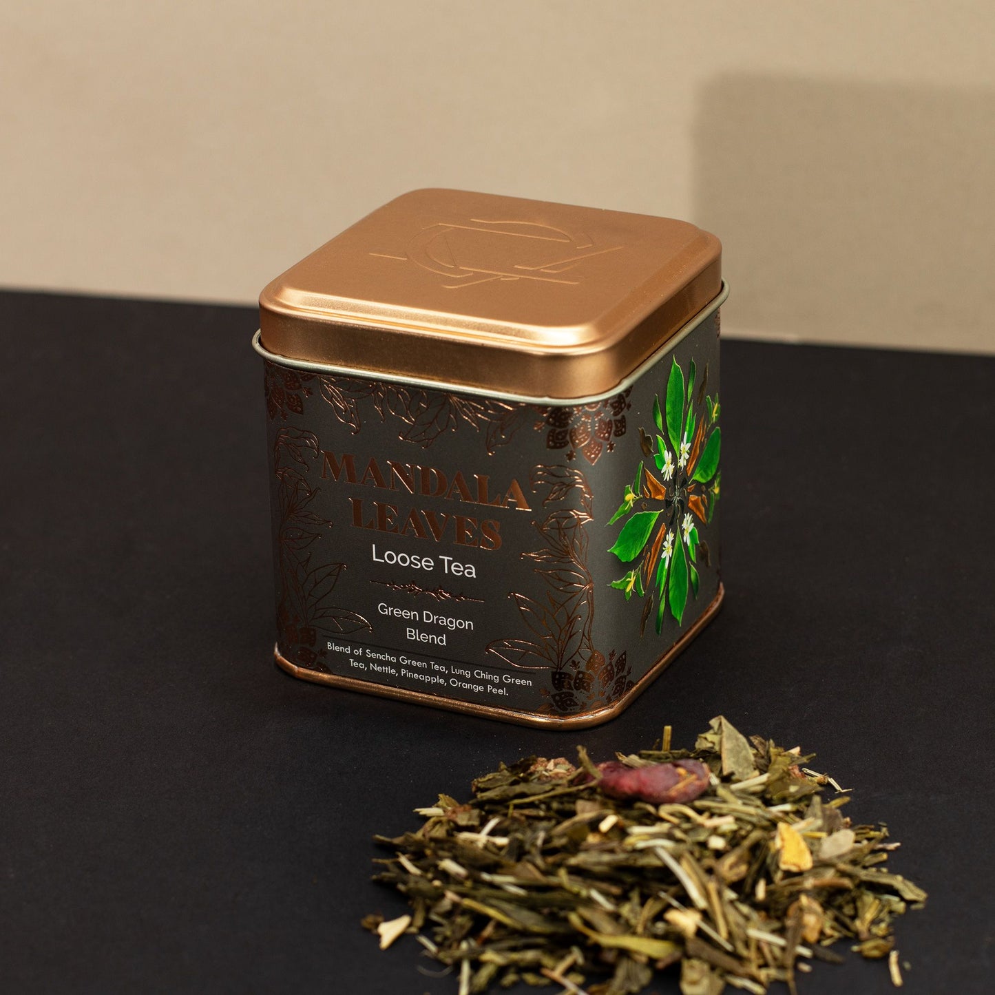 Mandala Leaves: Green Dragon Tea Blend - 50g