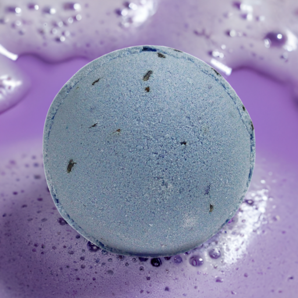 Lavender Bath Bomb With Lavender Seeds - 180g - Bath & Soak