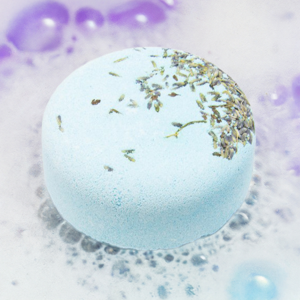 Floral Bath Fizzer Infused With Lavender & Marjoram Essential Oils - 200g