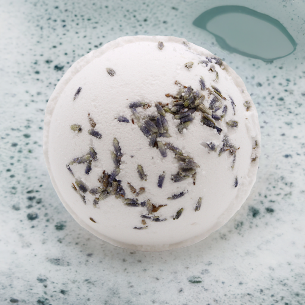 Lavender & Jojoba Oil Himalayan Salt Bath Bomb - 180g - Bath & Soak