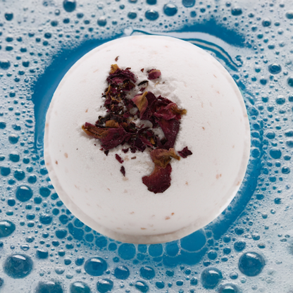 Ylang Ylang & Coconut Oil Himalayan Salt Bath Bomb - 180g - Bath & Soak
