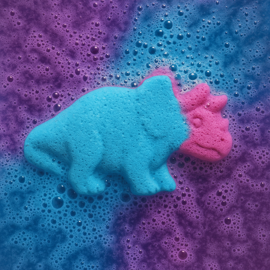 Blueberry Dinosaur Bath Bomb For Kids - 80g