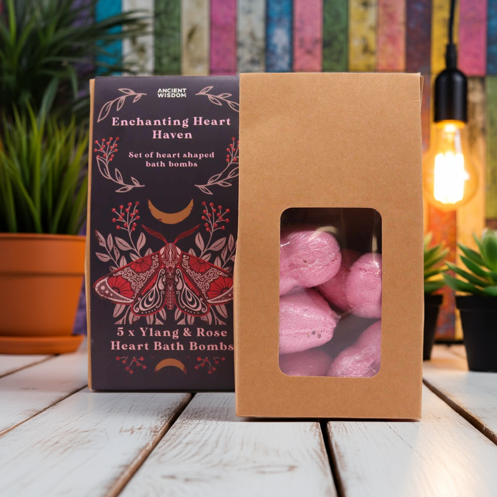Pack of 5 Bath Bombs - Ylang & Rose