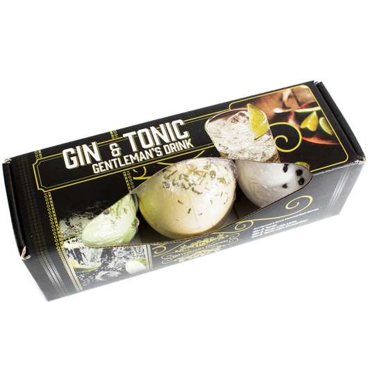Cocktail Bath Bomb Pack: Gin & Tonic