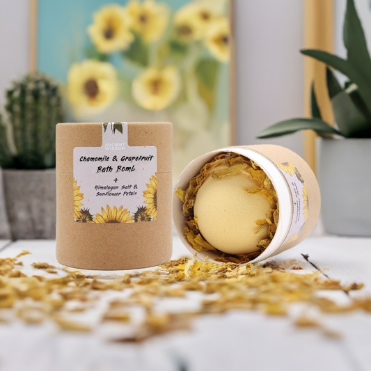 Chamomile & Grapefruit Bath Bomb