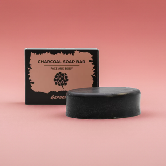 Geranium Charcoal Soap - 85g