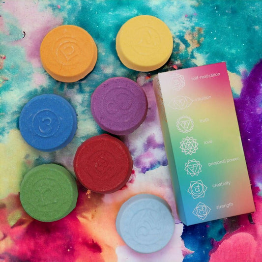 Chakra Bath Bomb Fizzers With Essential Oils