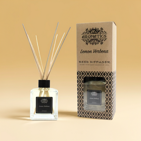 Essential Oil Reed Diffuser: Lemon Verbena - 200ml