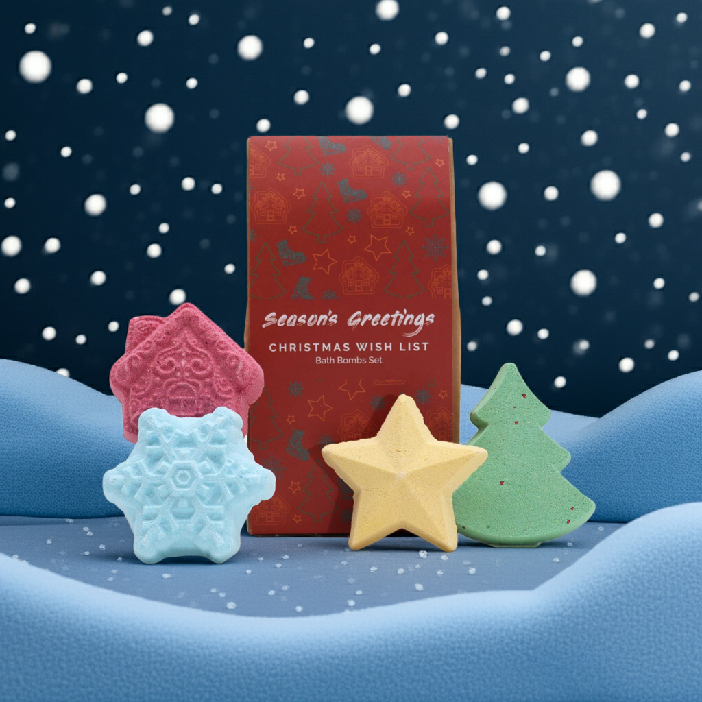 Christmas Bath Bomb Gift Pack: Christmas Wish List