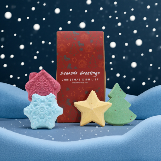 Christmas Bath Bomb Gift Pack: Christmas Wish List