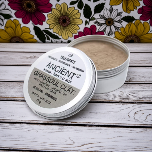 Ghassoul Clay Face Mask: Purify & Balance Skin - 80g