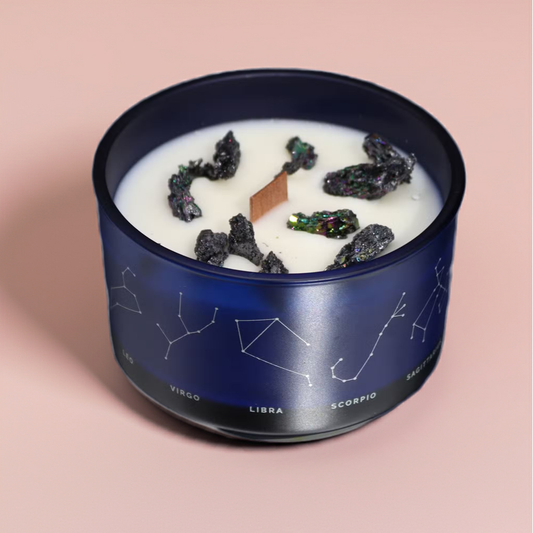 Zodiac Crystal Candle: Libra