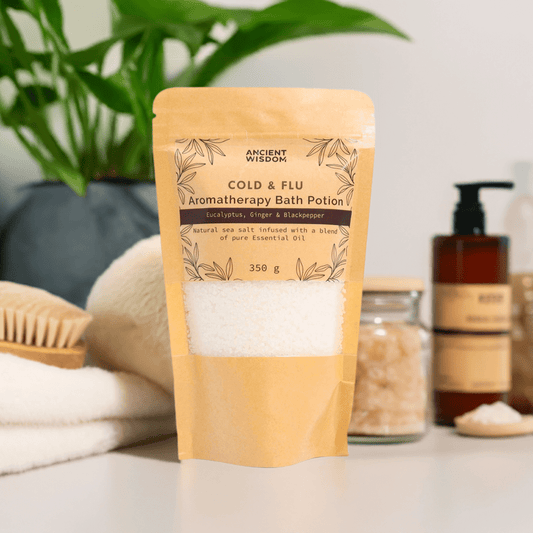 Eucalyptus, Ginger & Blackpepper Bath Salt - 350g