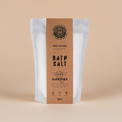 Magnesium Epsom Bath Salts: 100% Pure Epsom Salt – 800g