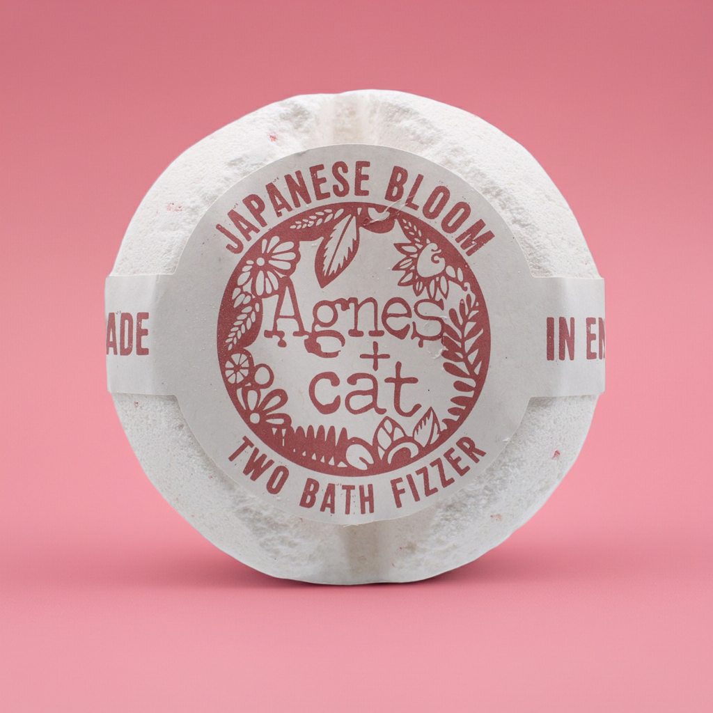 Agnes + Cat Bath Fizzer: Japanese Bloom - 210g