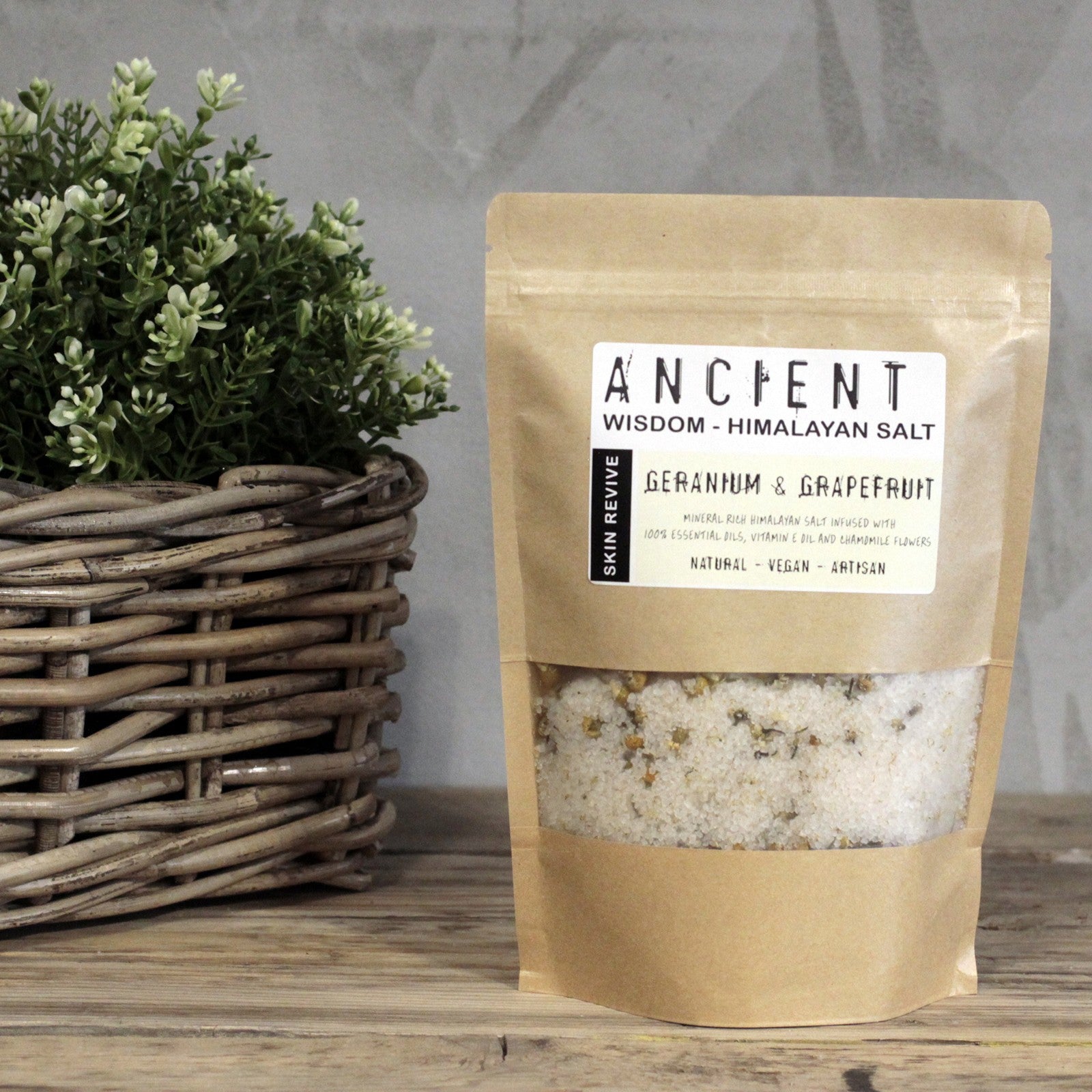 Geranium & Grapefruit Himalayan Bath Salt - 500g