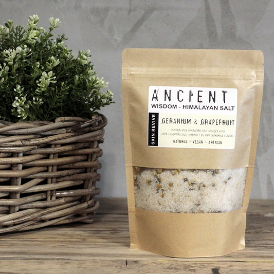 Geranium & Grapefruit Himalayan Bath Salt - 500g