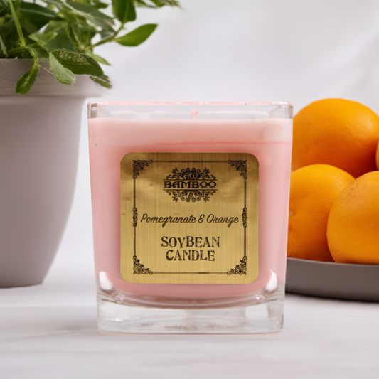 Pomegranate & Orange Soybean Candle - 150g