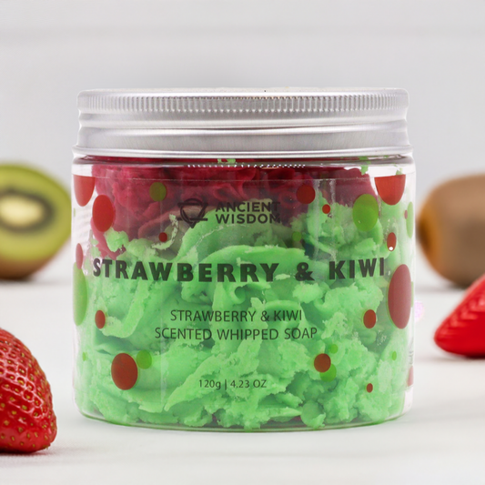 Strawberry & Kiwi Moisturising Whipped Soap - 120g