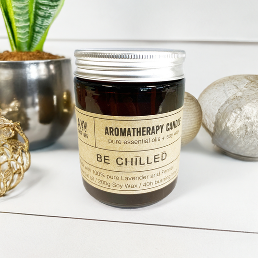 Lavender and Fennel Aromatherapy Candle - 200g