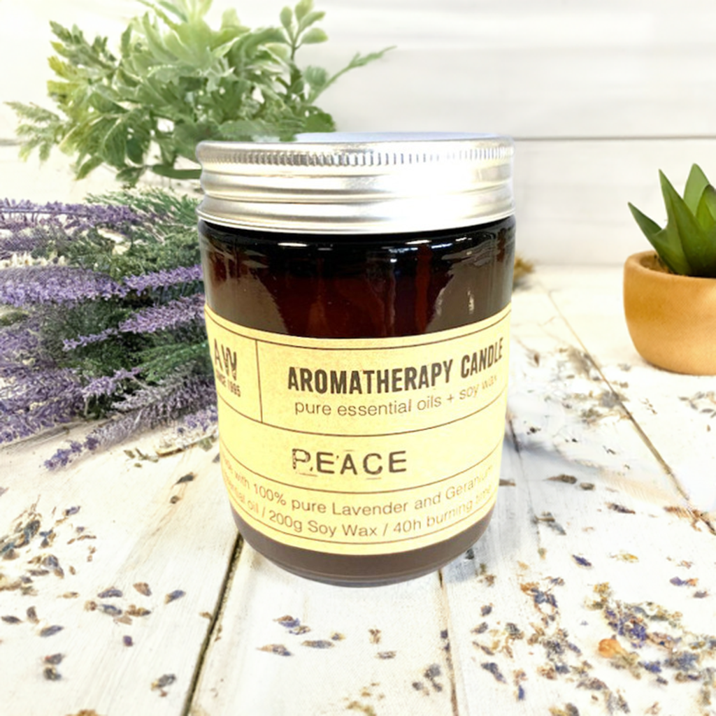 Lavender & Geranium Aromatherapy Candle - 200g
