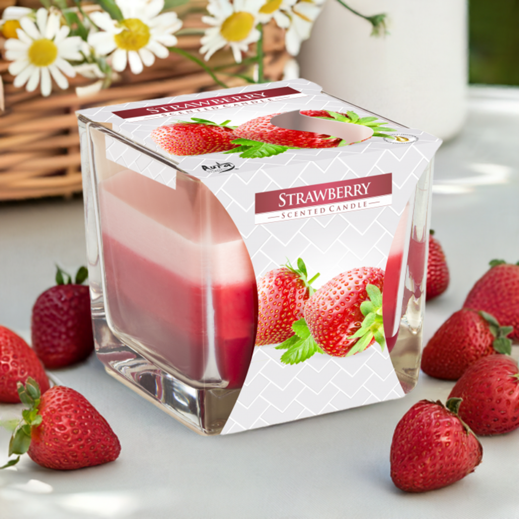 Strawberry Rainbow Jar Candle - 570g